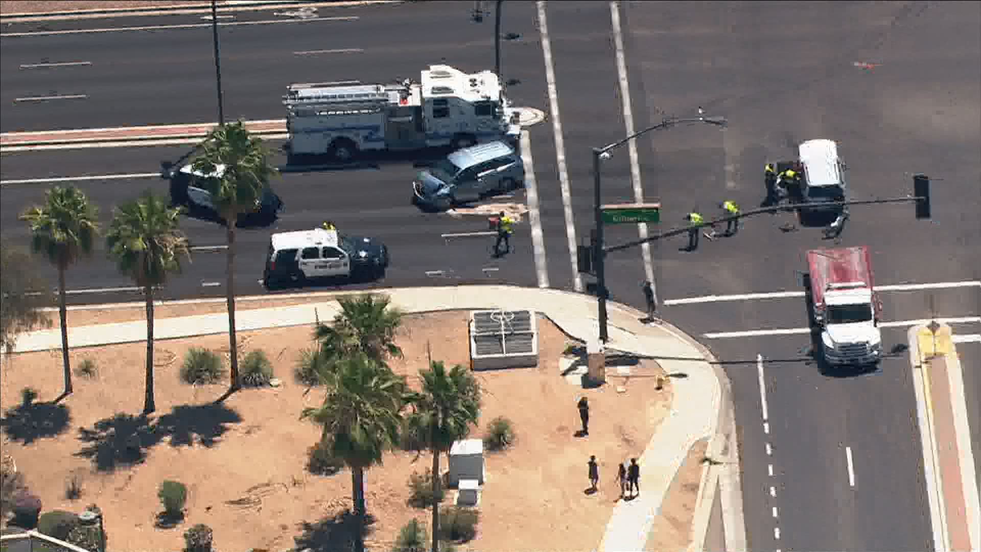 Serious crash in Gilbert at RayGilbert Roads