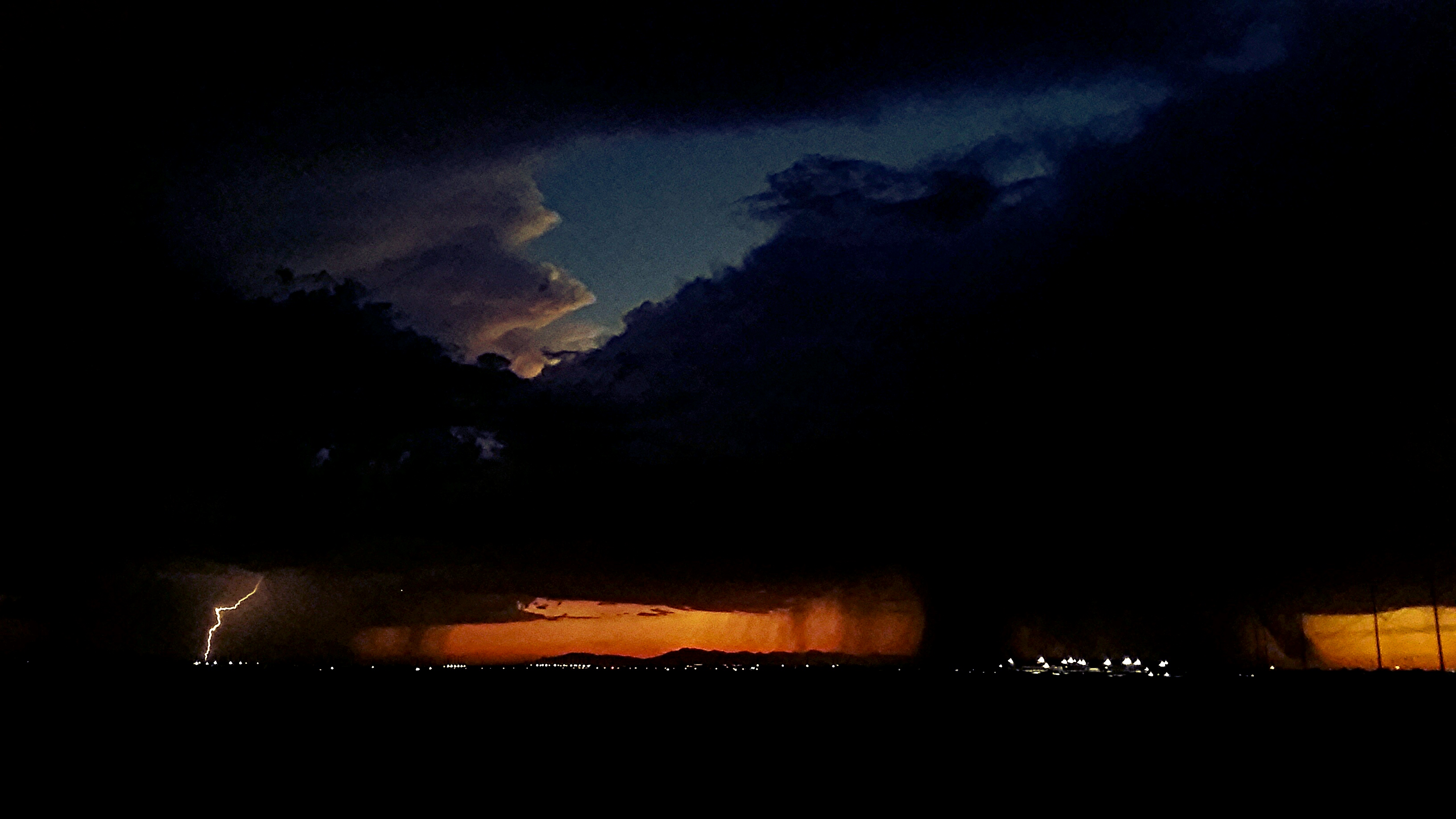 Big monsoon storm last night