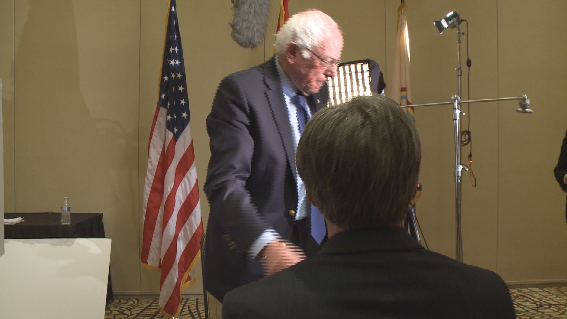 Ahead of Phoenix rally, Sanders abruptly ends 12 News interview