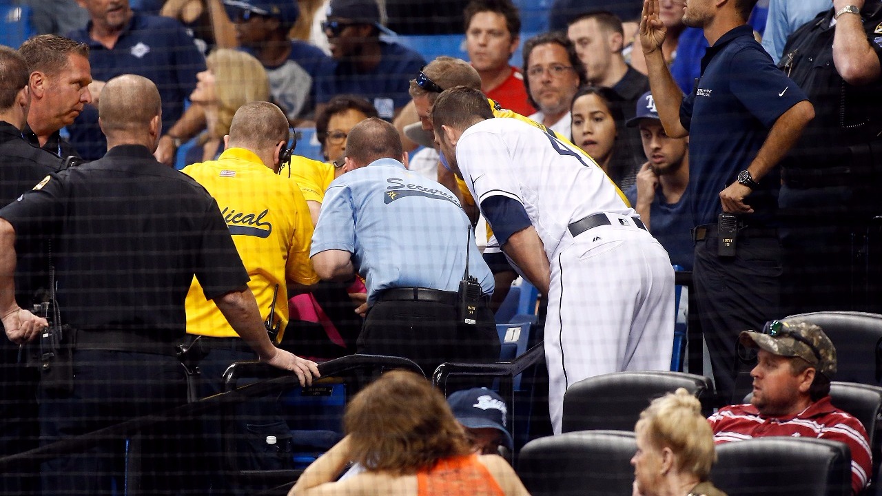 Baseball Fan Hit By Foul Ball Taken Off On Stretcher At Rays Game