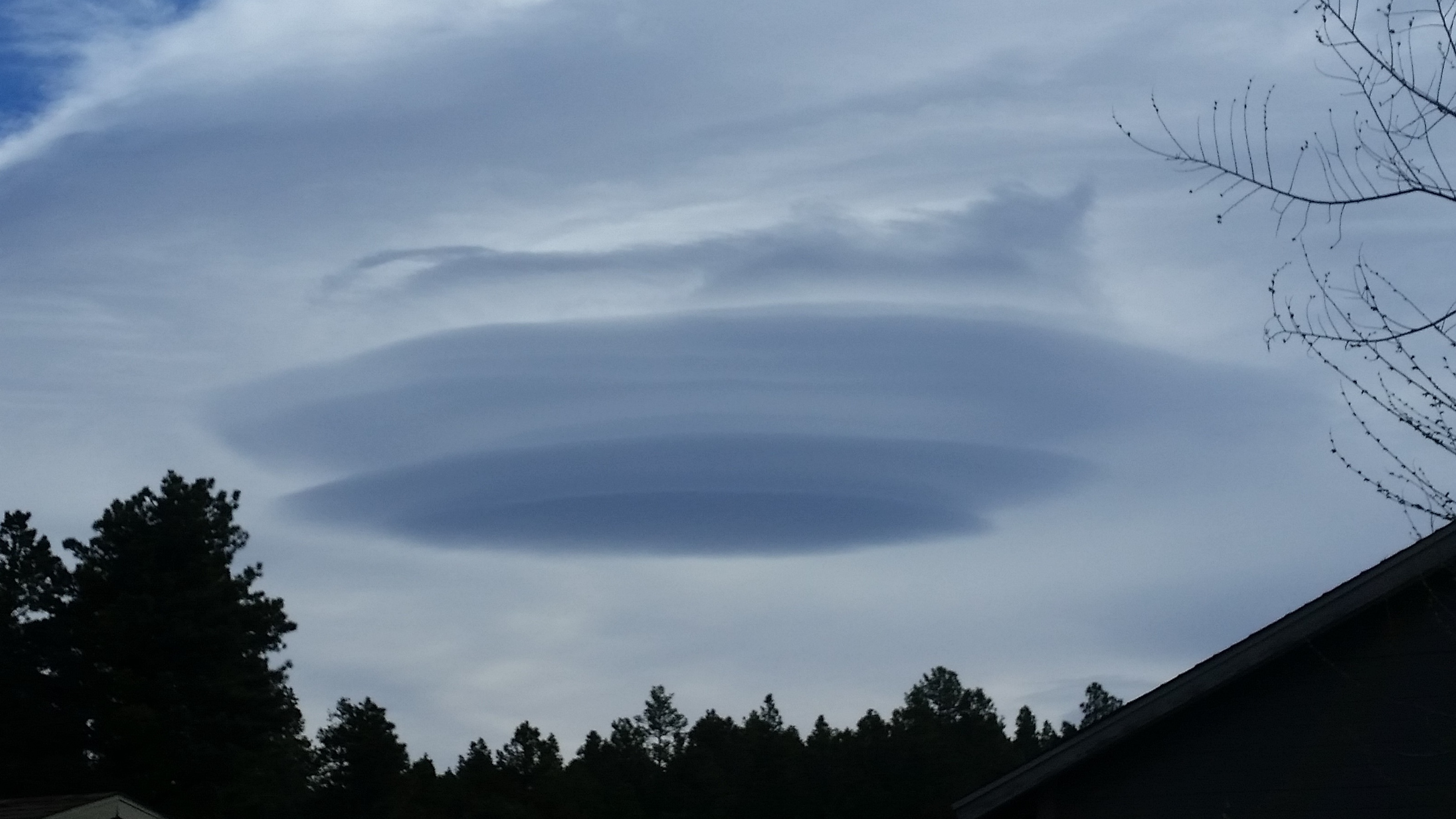 Flying saucer cloud identified as a...