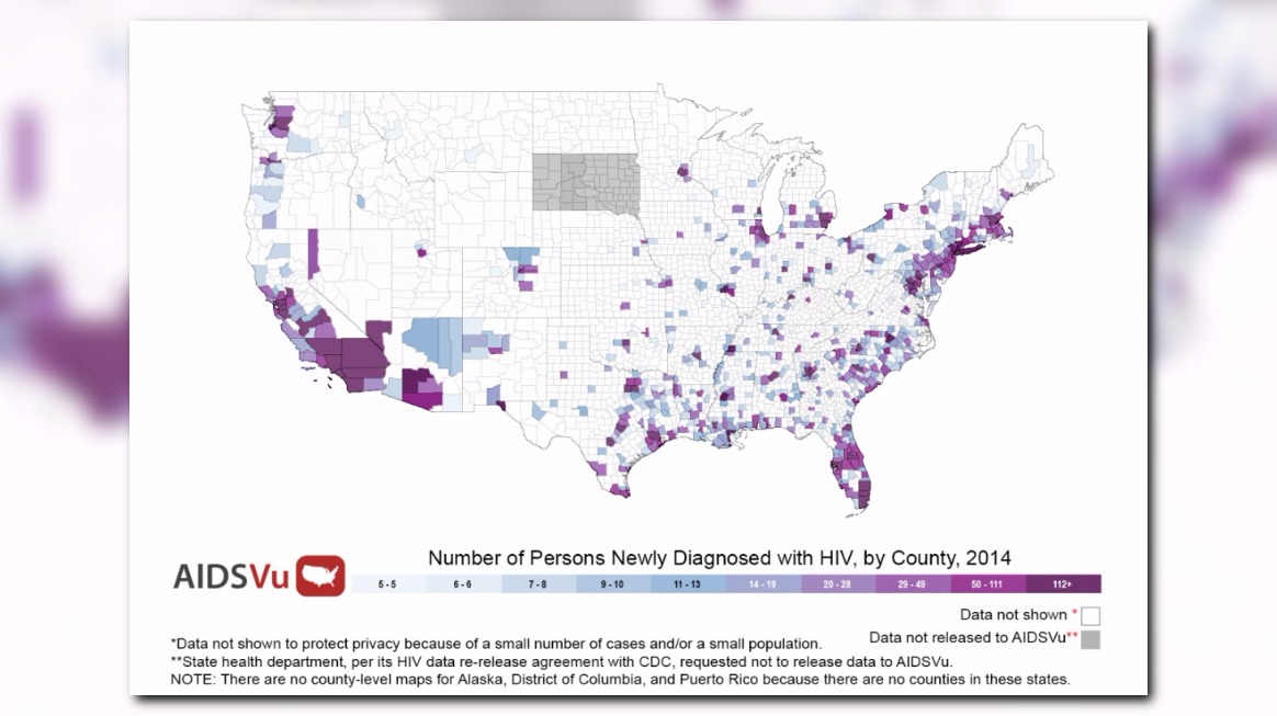 Map Shows Number Of People Living With HIV By County 12news Com 2 3349449 Ver1.0 