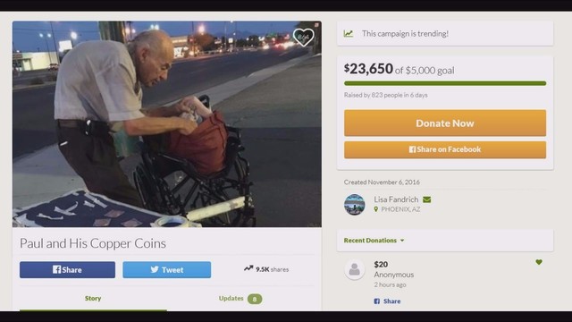 Elderly Phoenix man receives windfall from copper coin story - 12news.com