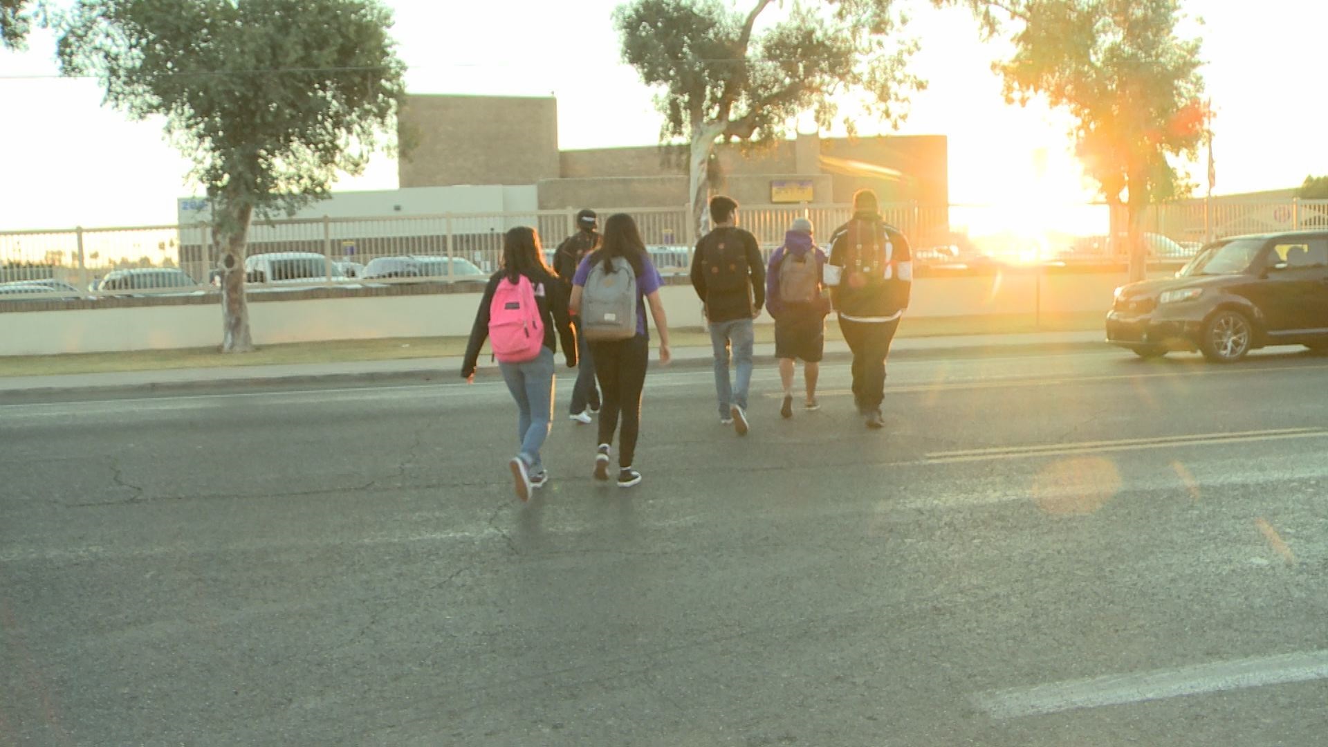 Mesa High students wear purple in honor of teacher shot and killed - 12news.com