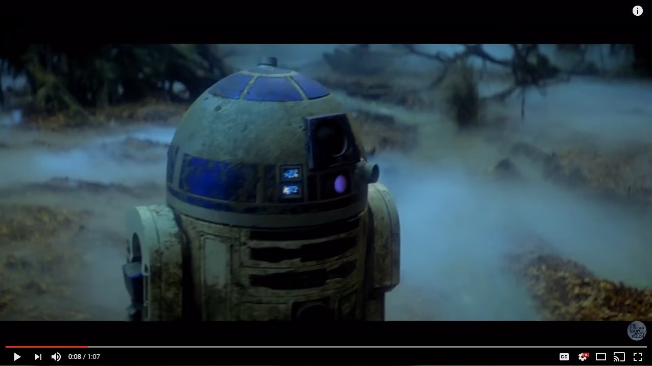 Jimmy Fallon mixes 'Star Wars' scenes in Smash Mouth mashup