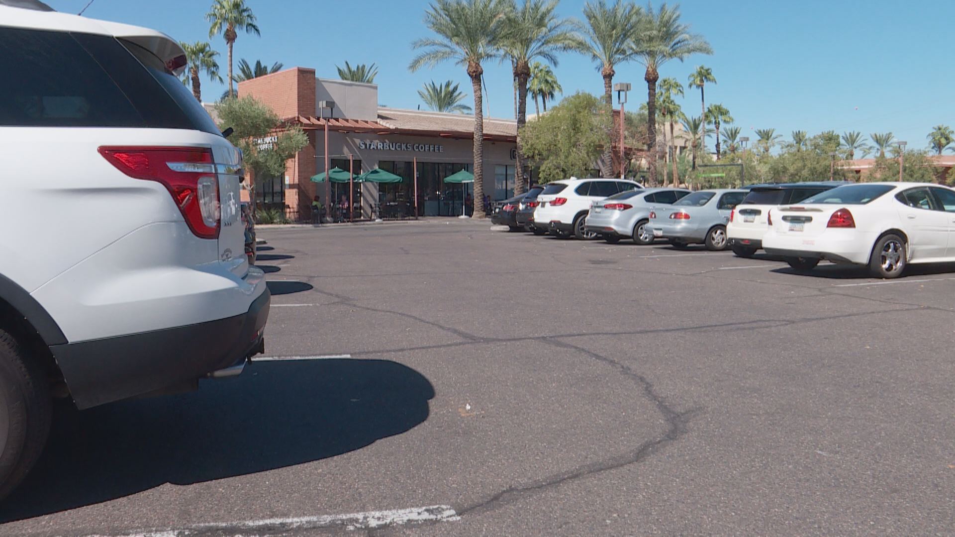 Police Car taken at gunpoint in Scottsdale Starbucks parking lot
