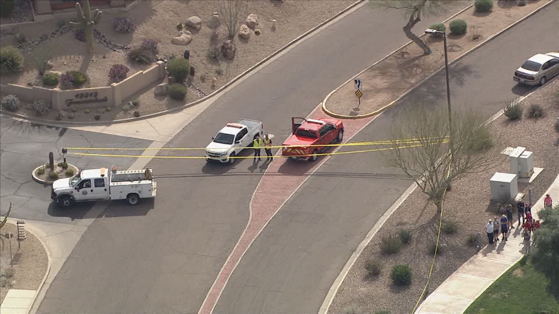 3 dead, 1 extremely critical in Fountain Hills pedestrian crash, fire