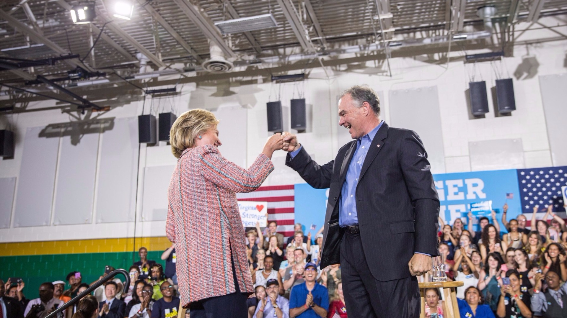 Clinton makes first appearance with VP pick Tim Kaine in Florida ...