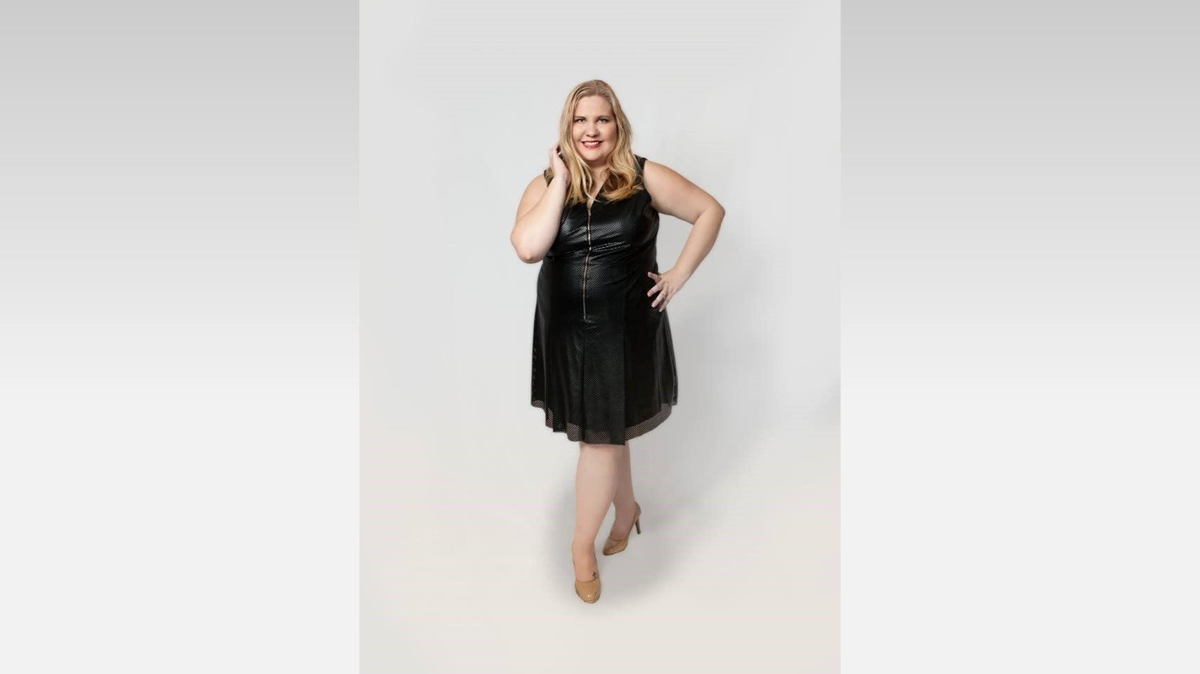 A local plus-size model is receiving harsh criticism after entering ...